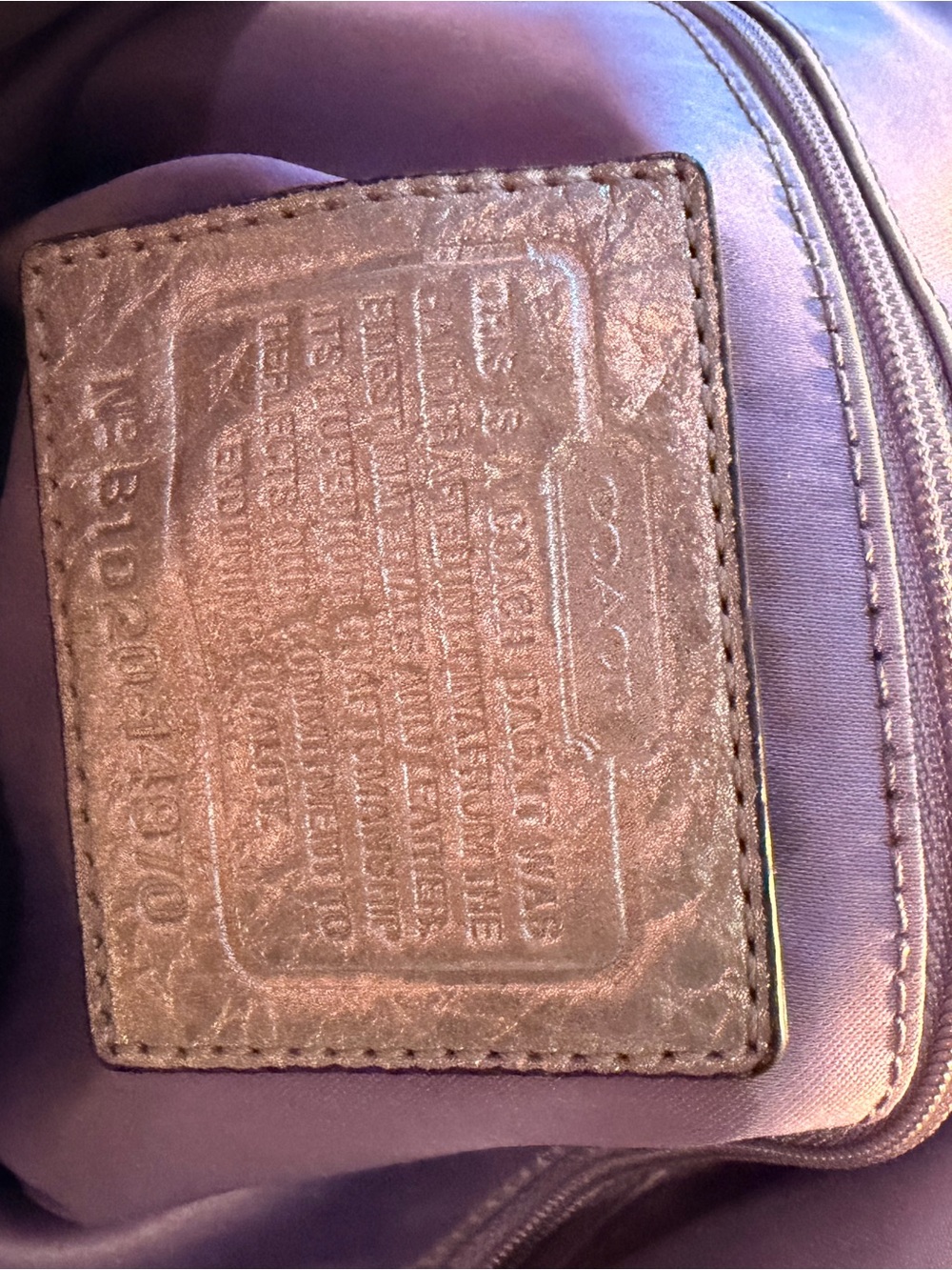 Coach Julia Op Art Signature Scarf Print Perry Tote - Picture 7 of 7